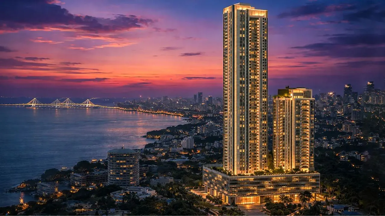 Sai World Empire Kharghar residential project exterior view